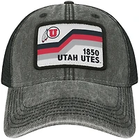 Casquette Homme Utah Utes Sun & Bars Dashboard Trucker Noir Snapback