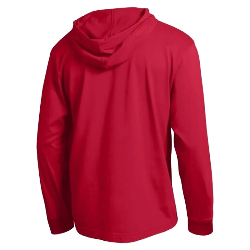 T-shirt à capuche manches longues Champion Red Utah Utes Tonal All-Star pour homme