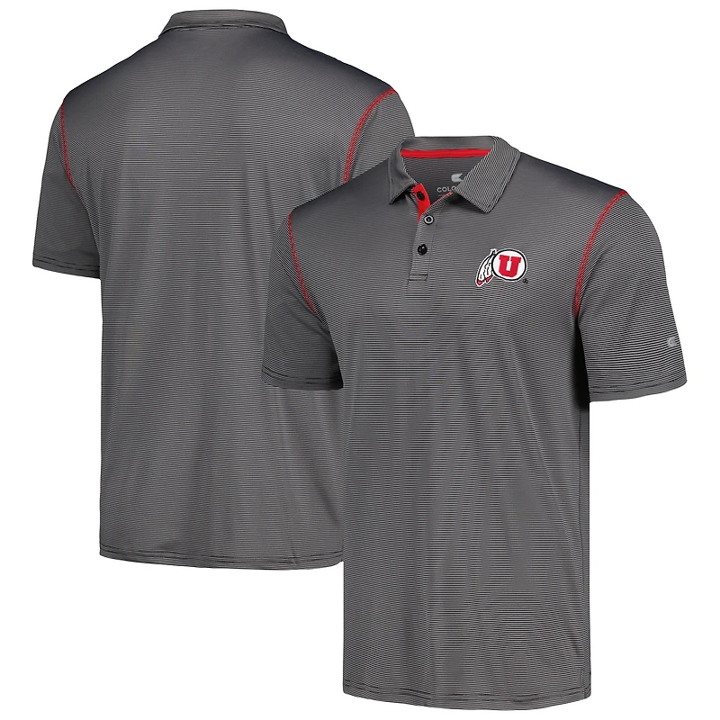 Polo Utah Utes Cameron Colosseum noir pour hommes
