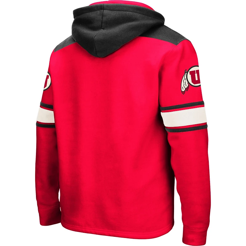 Sweat à capuche lacets Colosseum Red Utah Utes 2.0 pour homme