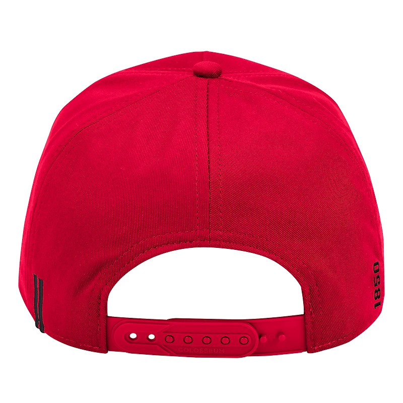 Casquette ajustable Colosseum Red Utah Utes pour homme