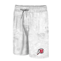 Colosseum White Utah Utes Realtree Aspect Ohana Short de bain pour homme