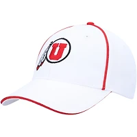 Men's Colosseum  White Utah Utes Take Your Time Snapback Hat