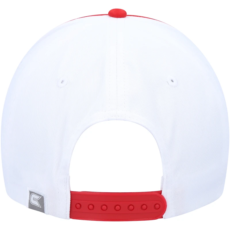 Men's Colosseum  White Utah Utes Take Your Time Snapback Hat