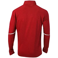 Veste Columbia Red Utah Utes Scorecard Quarter-Zip pour homme