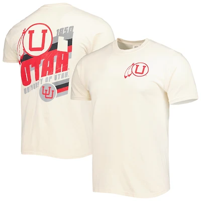 T-shirt crème Utah Utes Vault Vintage Comfort Color pour hommes