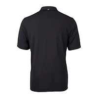Polo Cutter & Buck Black Utah Utes Virtue Eco Piqué Recyclé pour Homme