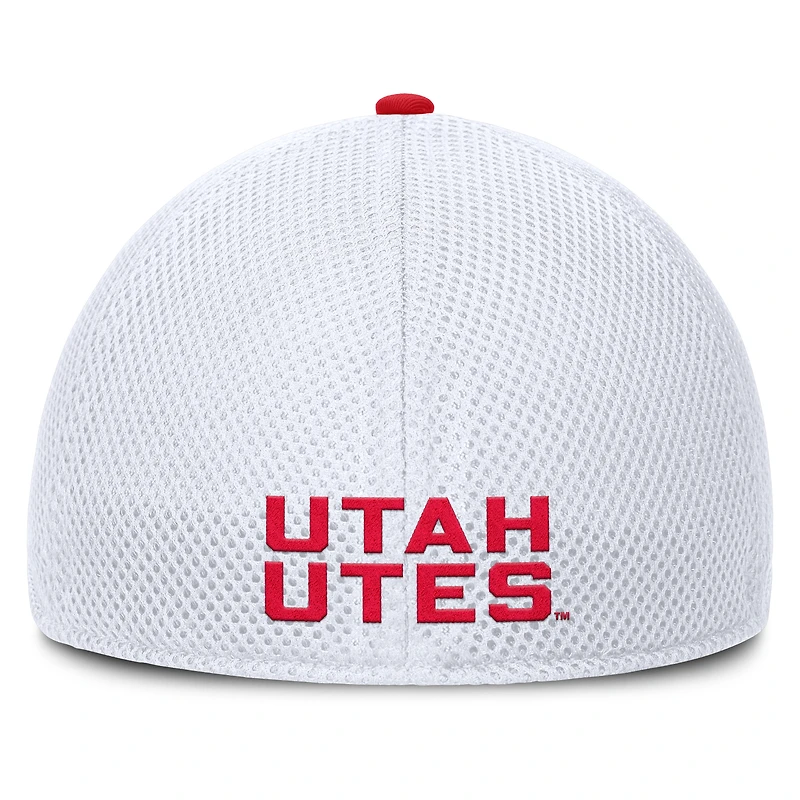 Casquette Trigger Flex gris chiné Fanatics pour homme des Utah Utes
