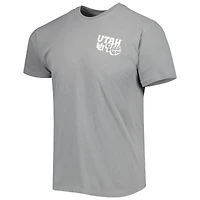 T-shirt gris Utah Utes Hyperlocal pour homme