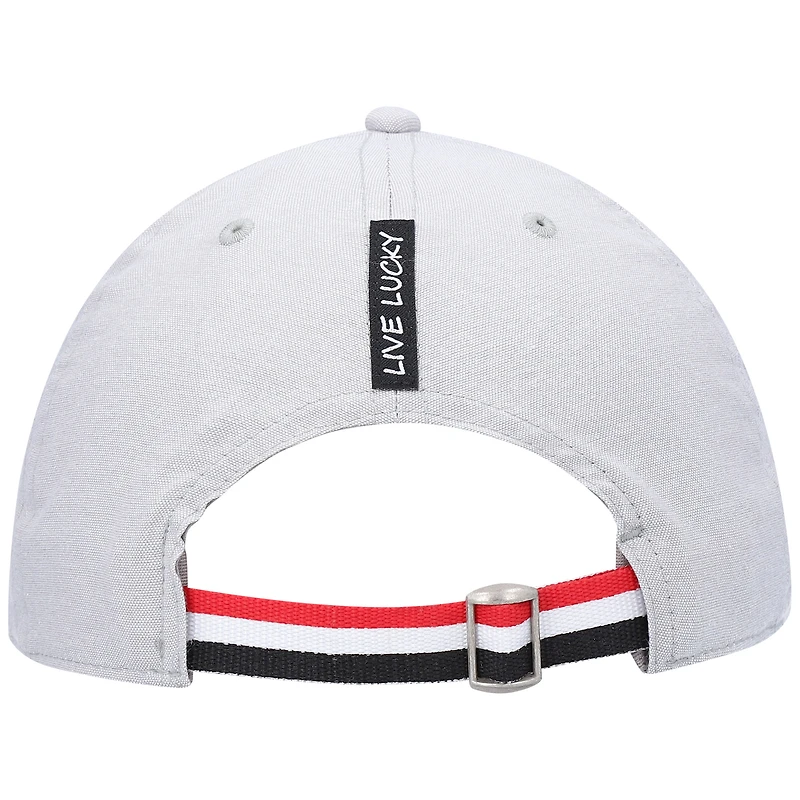 Casquette Homme Utah Utes Oxford Circle Ajustable Gris