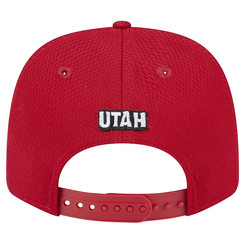 Men's New Era Red Utah Utes COOLERA 9SEVENTY Rope Stretch-Snap Hat