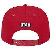 Men's New Era Red Utah Utes COOLERA 9SEVENTY Rope Stretch-Snap Hat