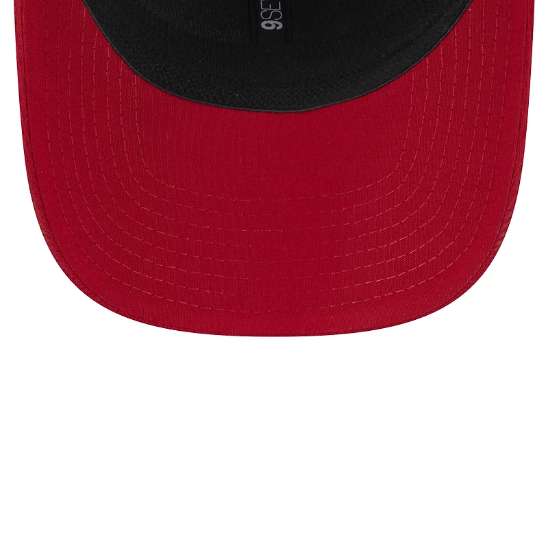 Casquette extensible à boutons-pression COOLERA 9SEVENTY en corde rouge Utah Utes pour homme New Era