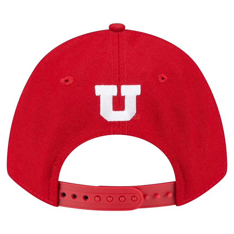 Casquette ajustable 9FORTY M-Crown Team Collective rouge New Era pour homme
