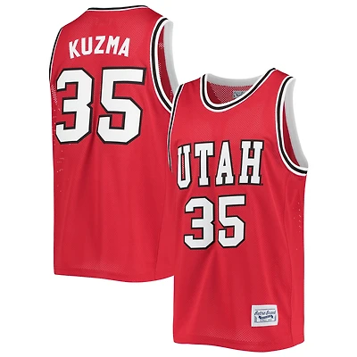 Maillot de basket-ball classique commémoratif pour hommes, marque rétro originale, Kyle Kuzma, rouge, Utah Utes