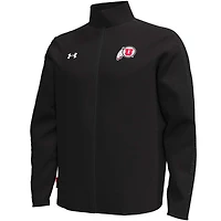 Veste zippée intégrale noire Utah Utes Command pour homme de Under Armour