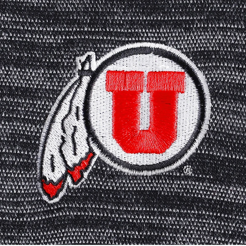 Men's Under Armour Black Utah Utes Tempo Fleece Quarter-Zip Jacket