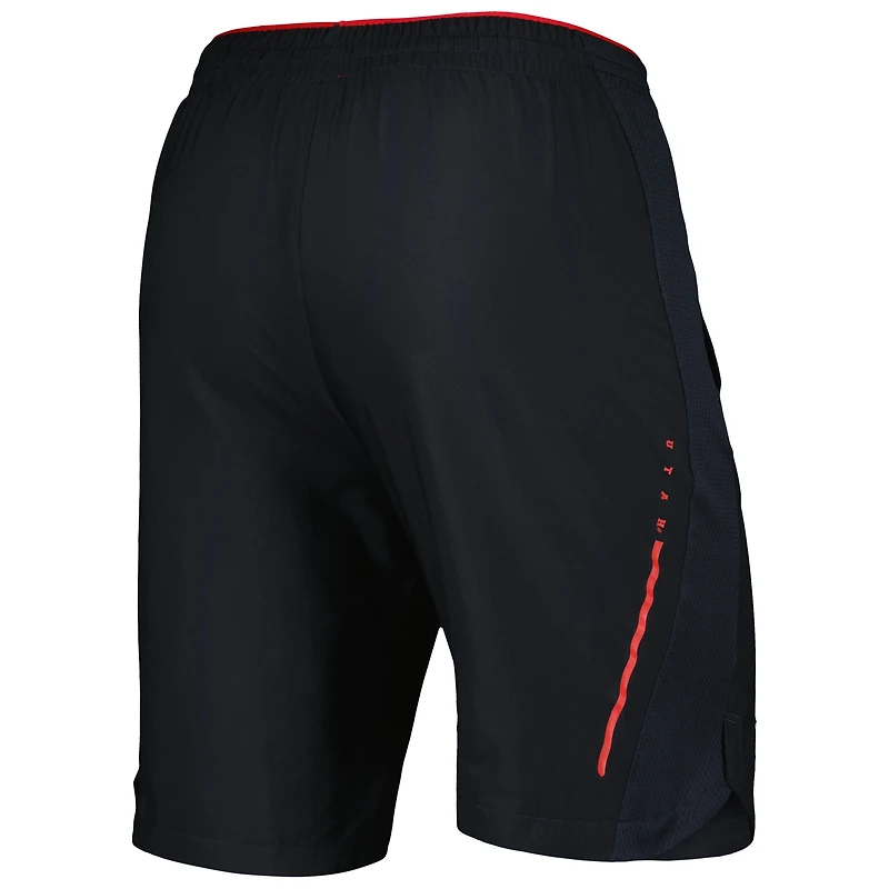 Men's Under Armour Black Utah Utes Woven Shorts