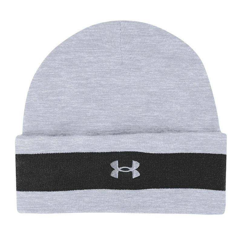 Men's Under Armour  Gray Utah Utes Jacquard Cuffed Knit Hat