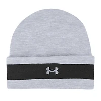 Men's Under Armour  Gray Utah Utes Jacquard Cuffed Knit Hat