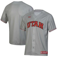 Maillot de baseball Utah Utes Replica gris Under Armour pour hommes