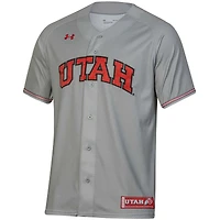 Maillot de baseball Utah Utes Replica gris Under Armour pour hommes