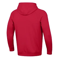 Men's Under Armour Red Utah Utes 2025 Sideline Rival Fleece Hoodie