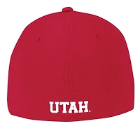 Men's Under Armour Red Utah Utes Airvent Performance Flex Hat