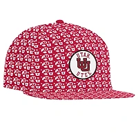 Casquette Snapback ArmourFuse Gameday rouge des Utah Utes pour homme Under Armour