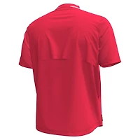 Haut Under Armour rouge Utah Utes Motivate à fermeture éclair quart de tour pour homme