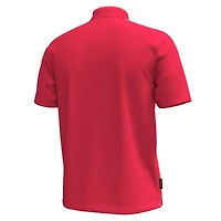 Polo Pinnacle Performance rouge Under Armour pour homme des Utah Utes