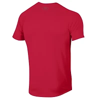 T-shirt technique Under Armour rouge Utah Utes pour homme