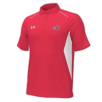 Polo rouge Utah Utes Title pour homme de Under Armour