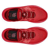 Chaussures de course unisexes Under Armour Red Utah Utes SlipSpeed