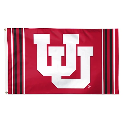 WinCraft Utah Utes 3' x 5' Vertical Stripe Deluxe Single-Sided Flag