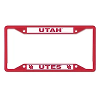 WinCraft Utah Utes Cadre de plaque d'immatriculation couleur chrome