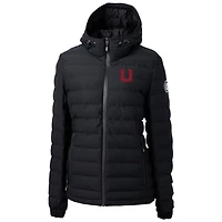 Women's Cutter & Buck Black Utah Utes Mission Ridge Repreve Eco Insulated Full-Zip Puffer Jacket