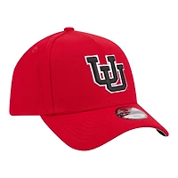Casquette ajustable New Era rouge Utah Utes 9FORTY A-Frame pour jeunes