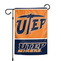 Drapeau de jardin double face WinCraft UTEP Miners 12" x 18"