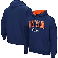 Men's Colosseum Navy UTSA Roadrunners Arch & Logo 3.0 Pullover Hoodie