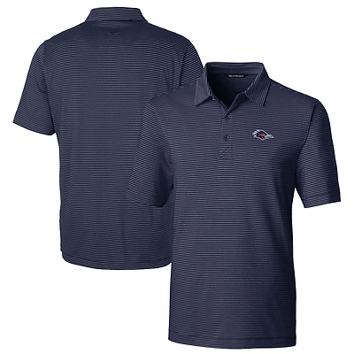 Men's Cutter & Buck  Navy UTSA Roadrunners Forge Pencil Stripe Stretch DryTec Polo