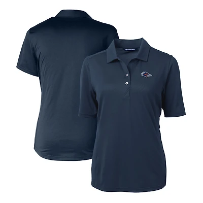 Women's Cutter & Buck  Navy UTSA Roadrunners DryTec Virtue Eco Pique Recycled Polo