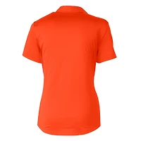 Women's Cutter & Buck  Orange UTSA Roadrunners DryTec Prospect Textured Stretch Polo