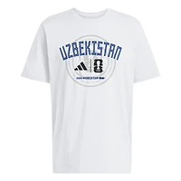 Men's adidas  White Uzbekistan National Team 2026 FIFA World Cup Qualifier T-Shirt