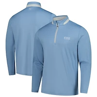 Haut de golf zippé quart tour Puma Valspar Championship Gamer bleu clair