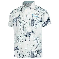 Boy's Youth Puma  White Valspar Championship Safari MATTR Polo