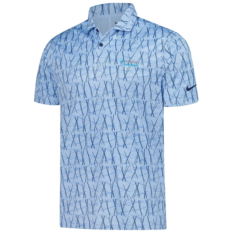 Polo Nike Valspar Championship Longleaf bleu clair pour homme