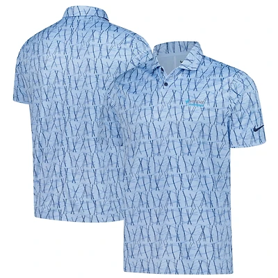 Polo Nike Valspar Championship Longleaf bleu clair pour homme