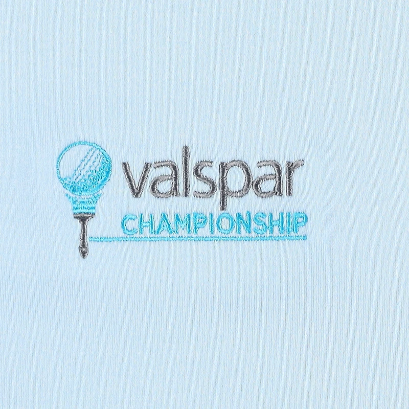 Polo Nike Valspar Championship Tour Heather Performance bleu clair pour homme