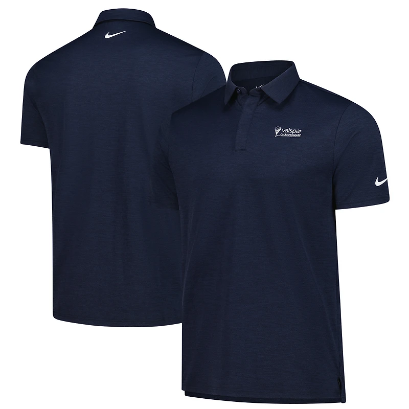 Polo Nike bleu marine Valspar Championship Tour Jacquard Performance pour homme